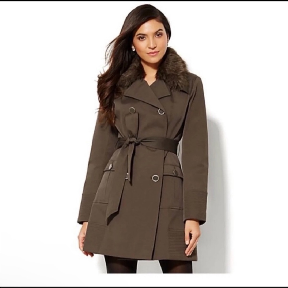 NEW YORK & COMPANY LONG TRENCH
COAT